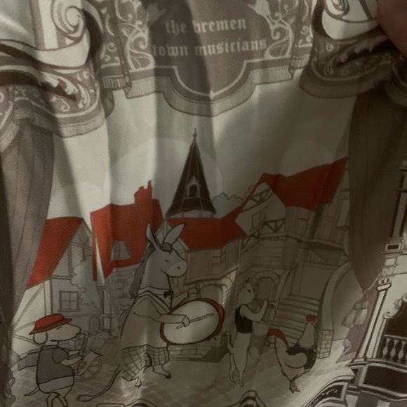 NWOT Magic Tea Party “Musicians in Bremen Town” JSK with hairclips, bow, belt - Picture 9 of 12